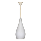 Frosted opaline drop pendant 1960