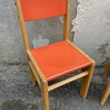 Children's chair school 70s