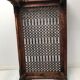 Tray coffee table decorated with a wrought iron trellis from 60-70