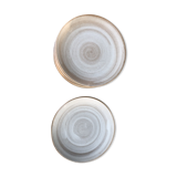 Set of 6 plates in sandstone