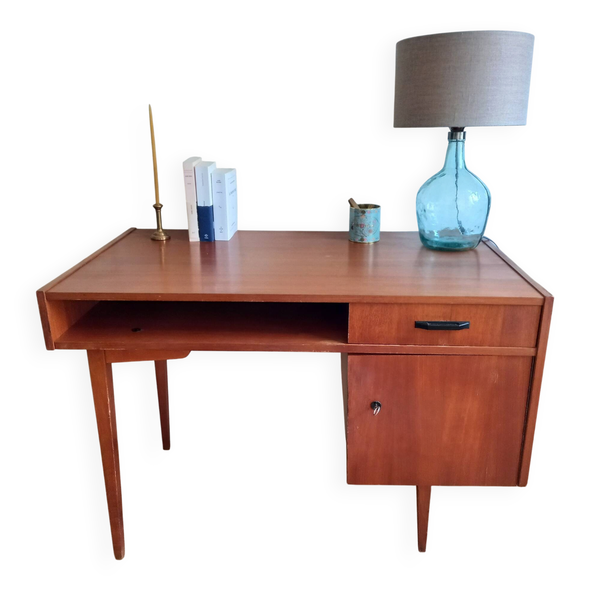 Bureau vintage en teck, 1960