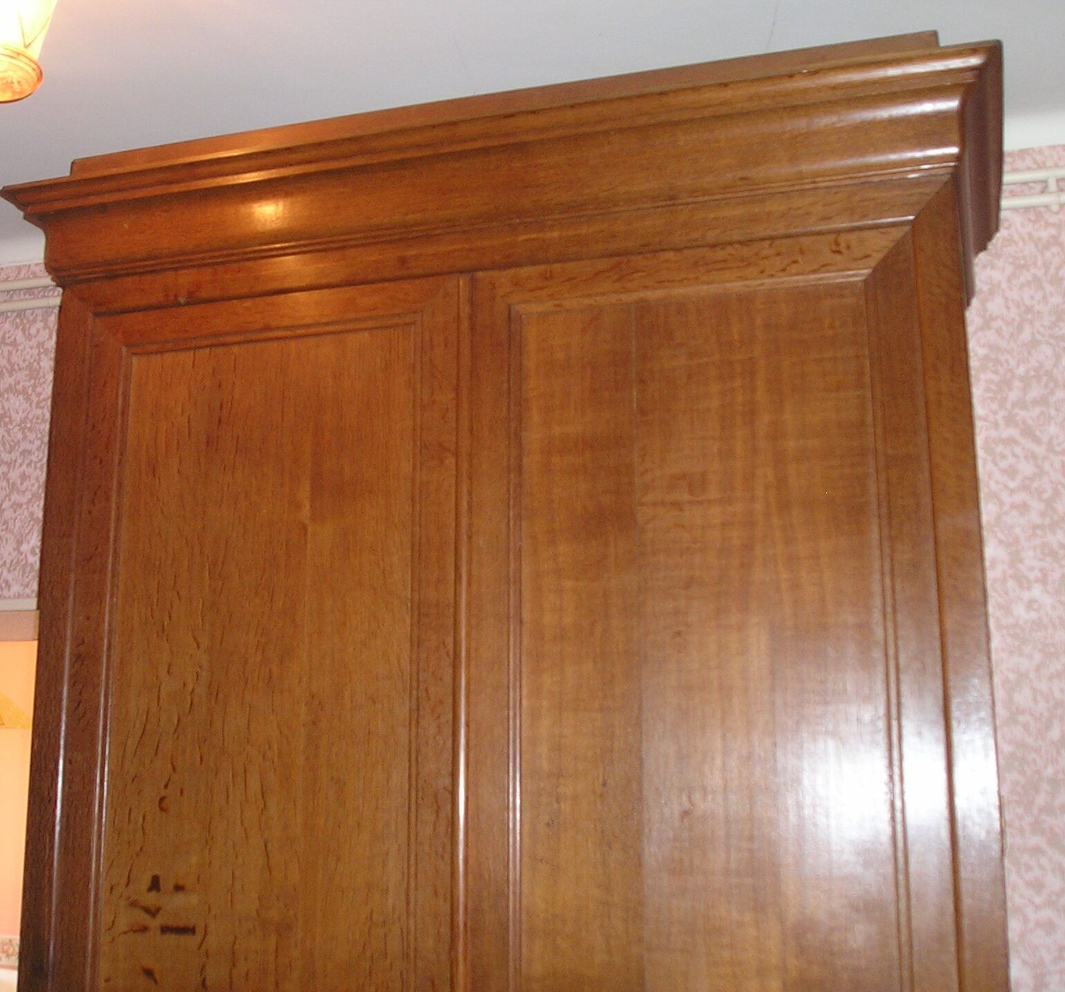 Louis Philippe sacristy cabinet in blond oak