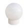 Industrial wall lamp, white, glass, FOTON, Poland, 1960s.
