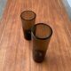 Vintage German Glass Vases Fortuna Line by Rosenthal, Set of 2