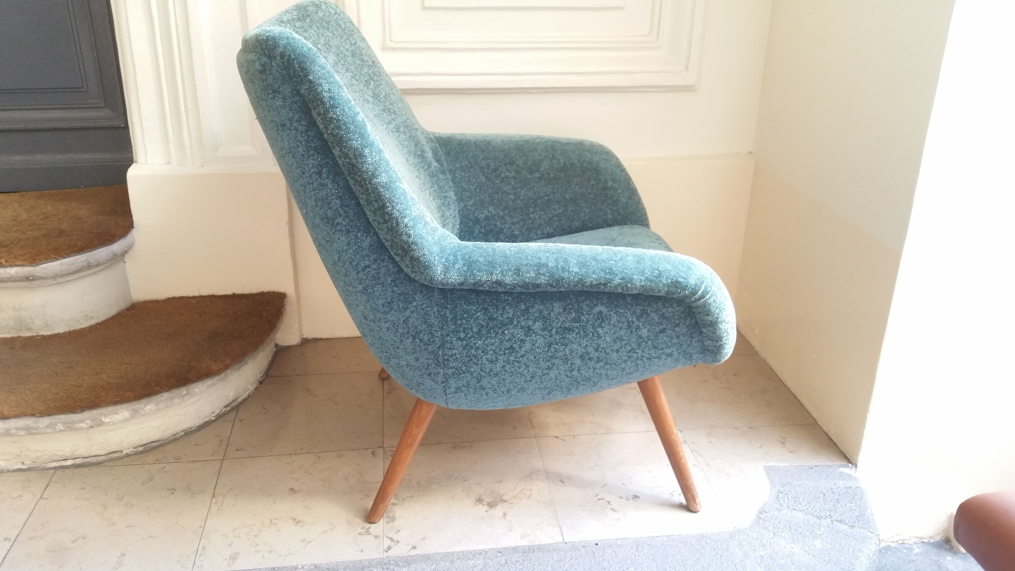 Chair 50/60s sculptural original vintage