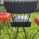 1950s Eiffel Bar Chairs in the Style of Frederick Weinberg - Set of 6