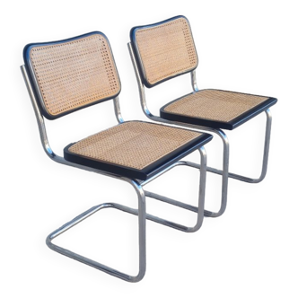 Pair of b32 chairs by Marcel Breuer