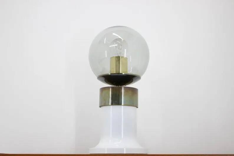 Set of Four Midcentury Table Lamps, Kamenicky Senov, 1970s