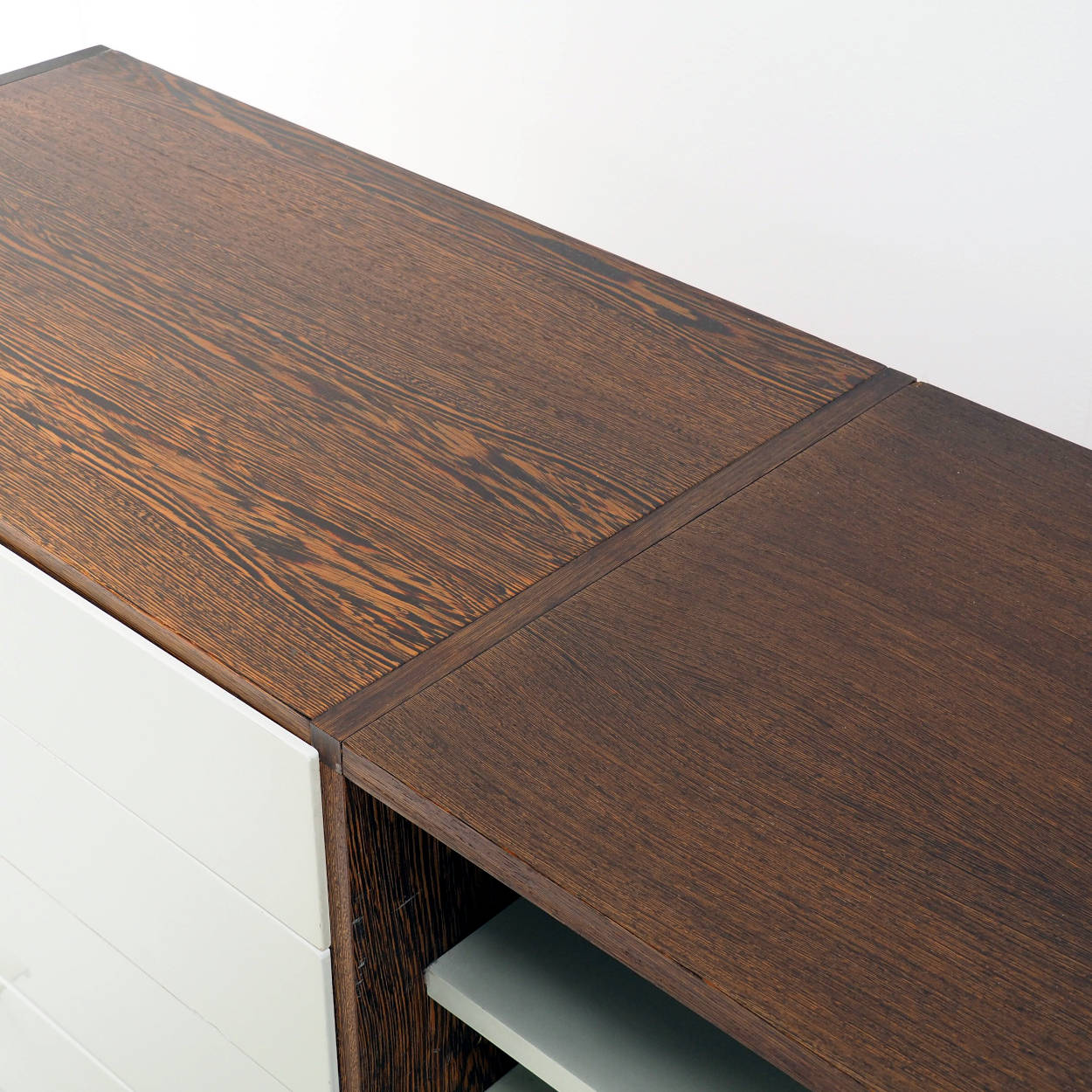 Sideboard in Wengé and White by Cees Braakman for Pastoe