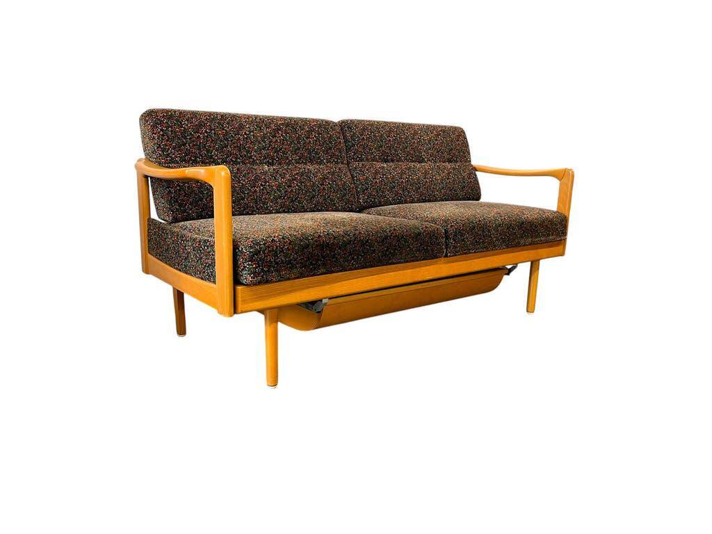 Lit de jour/fauteuil/canapé vintage en bois KNOLL