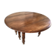 Table ronde ancienne en noyer