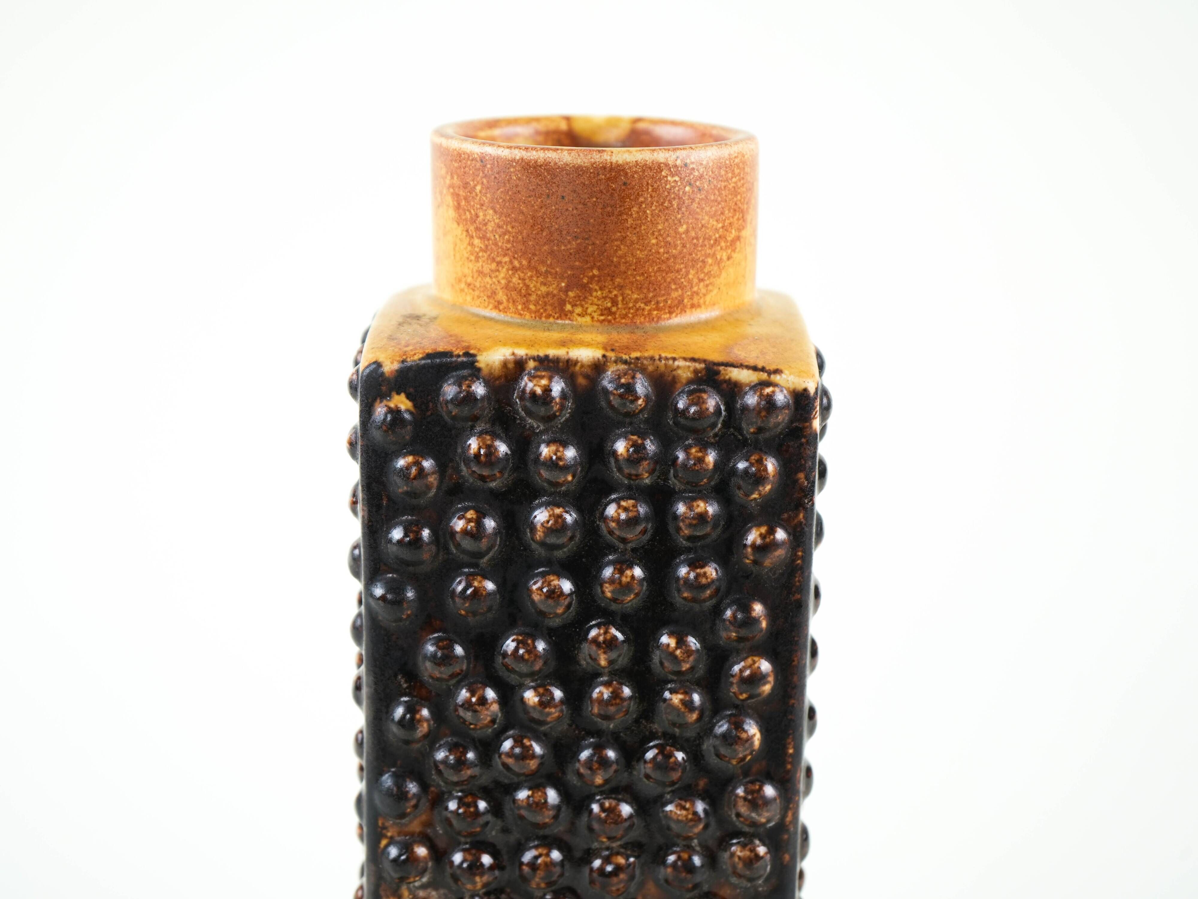 Ceramic vase, West Germany, 1970s, manufactured by P.M. Keramik