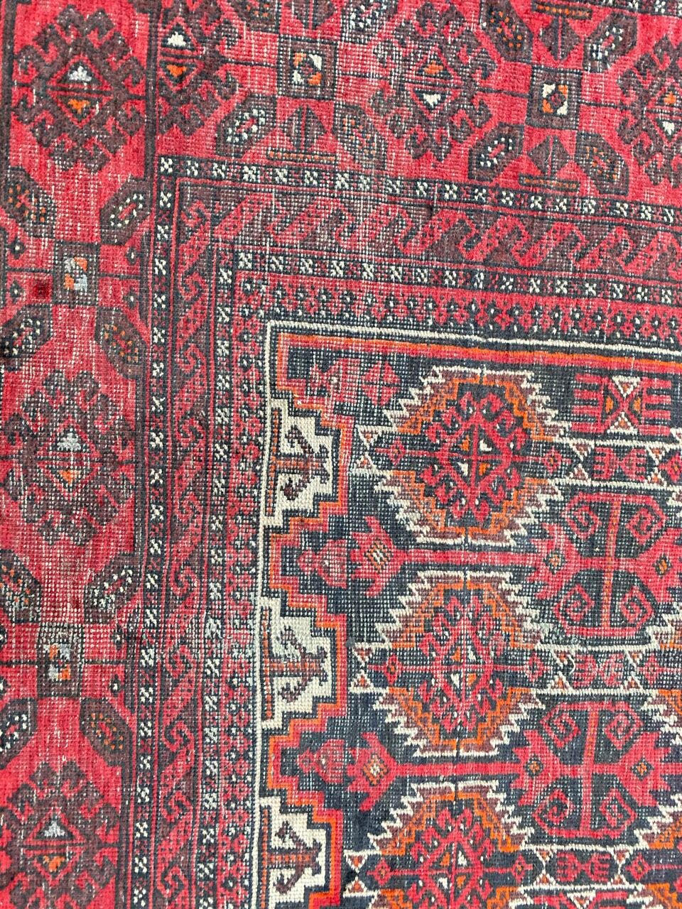 Old Afghan Belutch carpet 97x192 cm