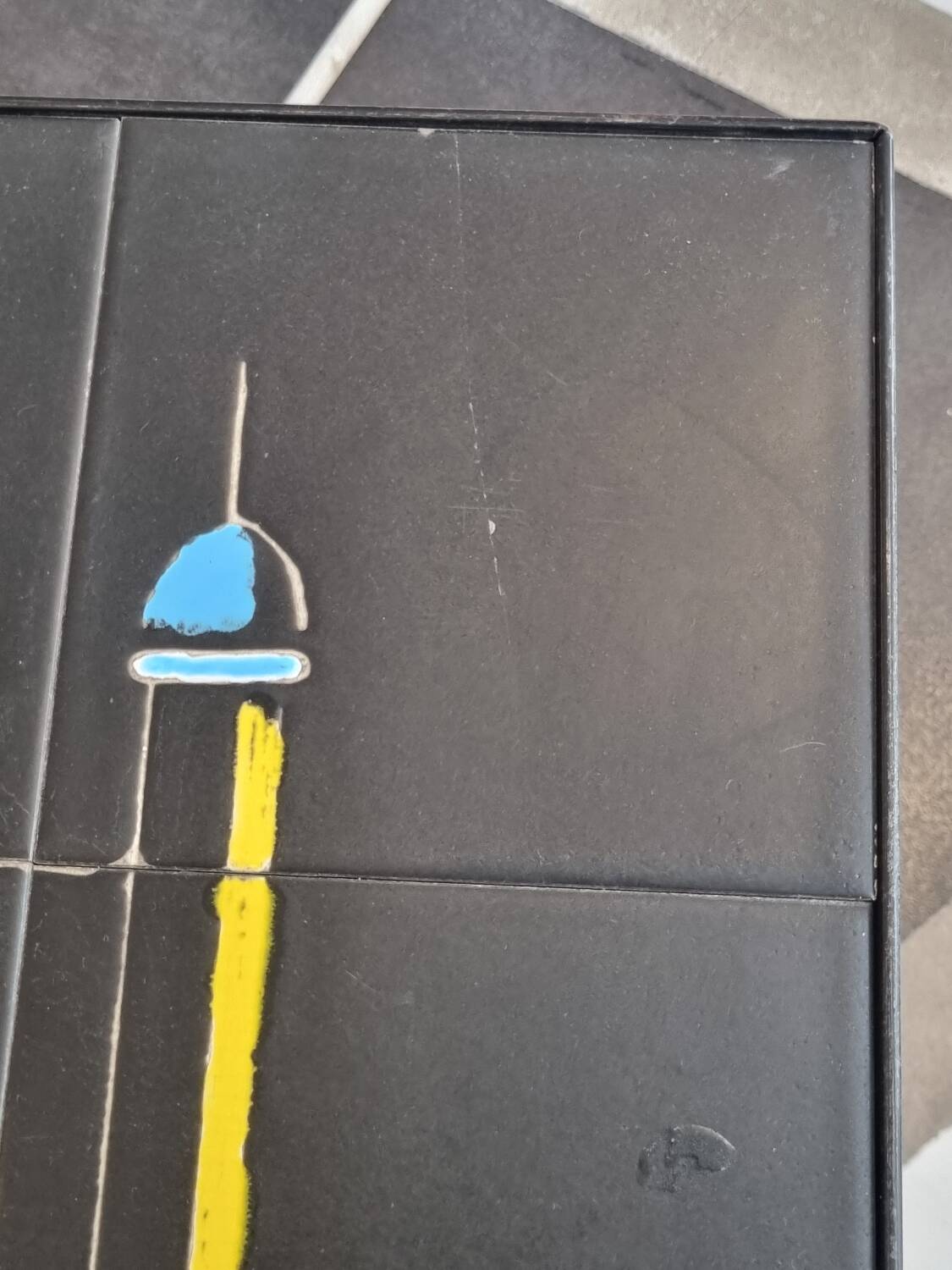 Vintage coffee table signed