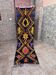 Vintage Boucherouite hallway rug: Handwoven Moroccan Berber rug.