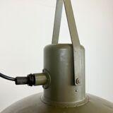 Vintage green army pendant lamp, 1960s