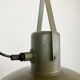 Vintage green army pendant lamp, 1960s
