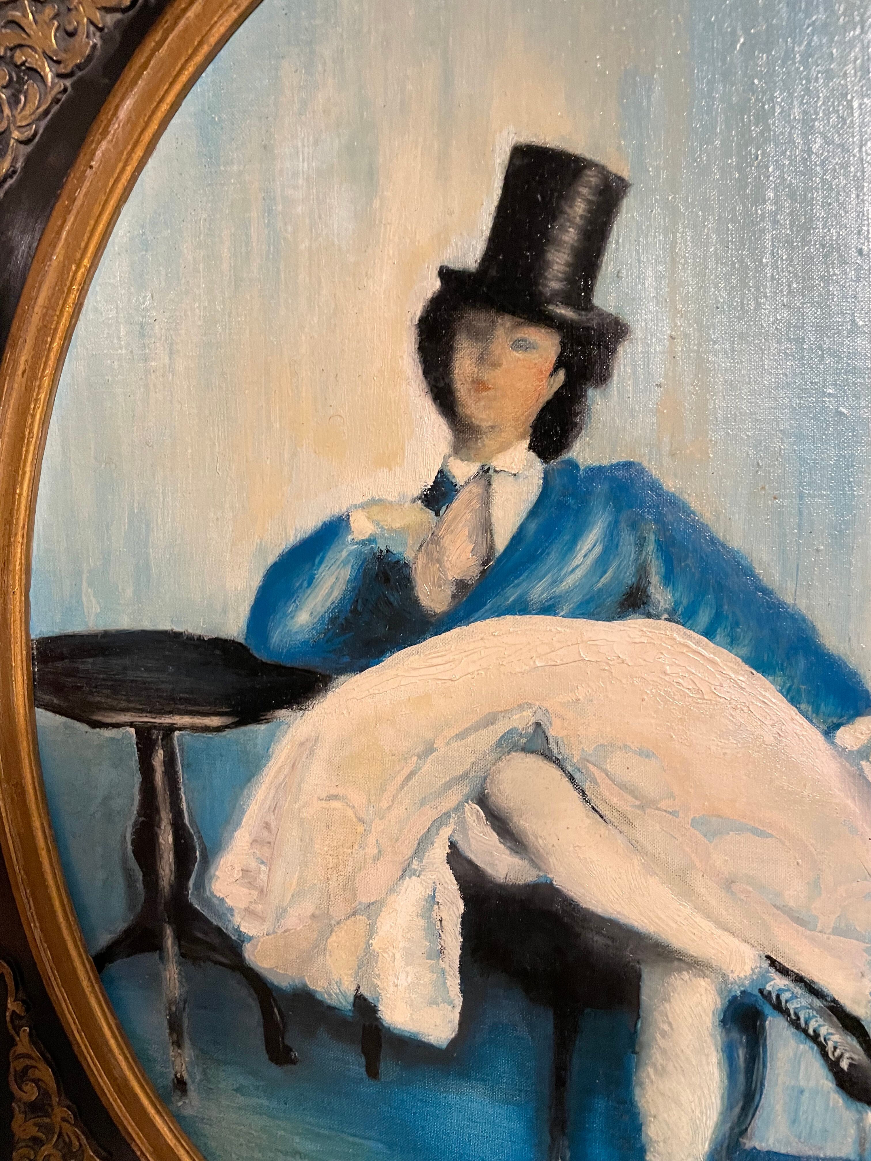 Oil on cardboard ' the amazon ́