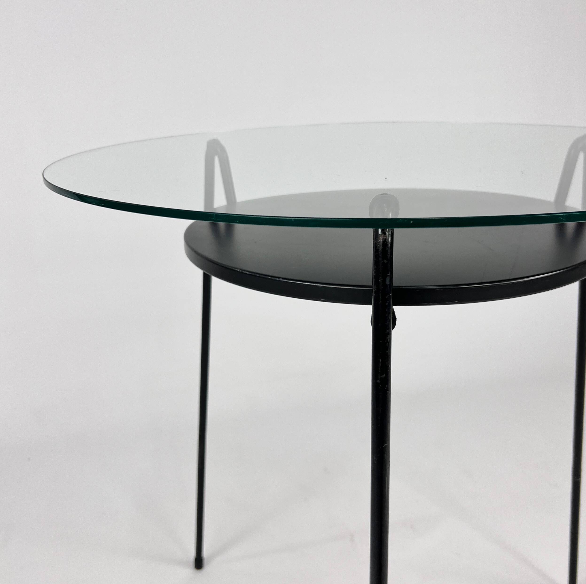 Mid Century Dutch Design SideTable by Wim Rietveld for Gispen, 1950s