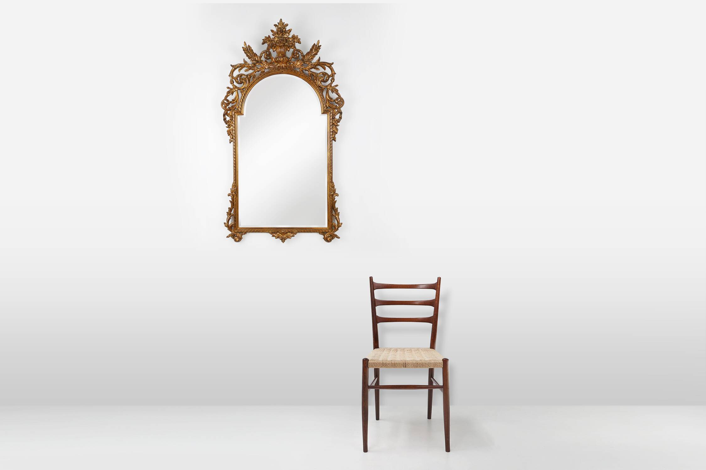20th Century large Baroque Mirror by Deknudt, Belgium