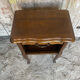 Antique nightstand louis xv style wood drawer + vintage case