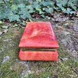 Onyx catchall box from the 1960s, vintage Italy.