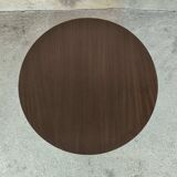 Vintage fabric and teak side table.