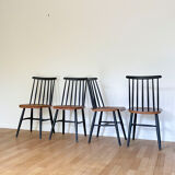 Set of 4 chairs model Fanett by Ilmari Tapiovaara