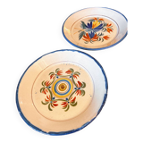 Polychrome earthenware plate