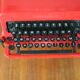 Writing portable Olivetti Valentine Ettore Sottsass 1969 vintage machine