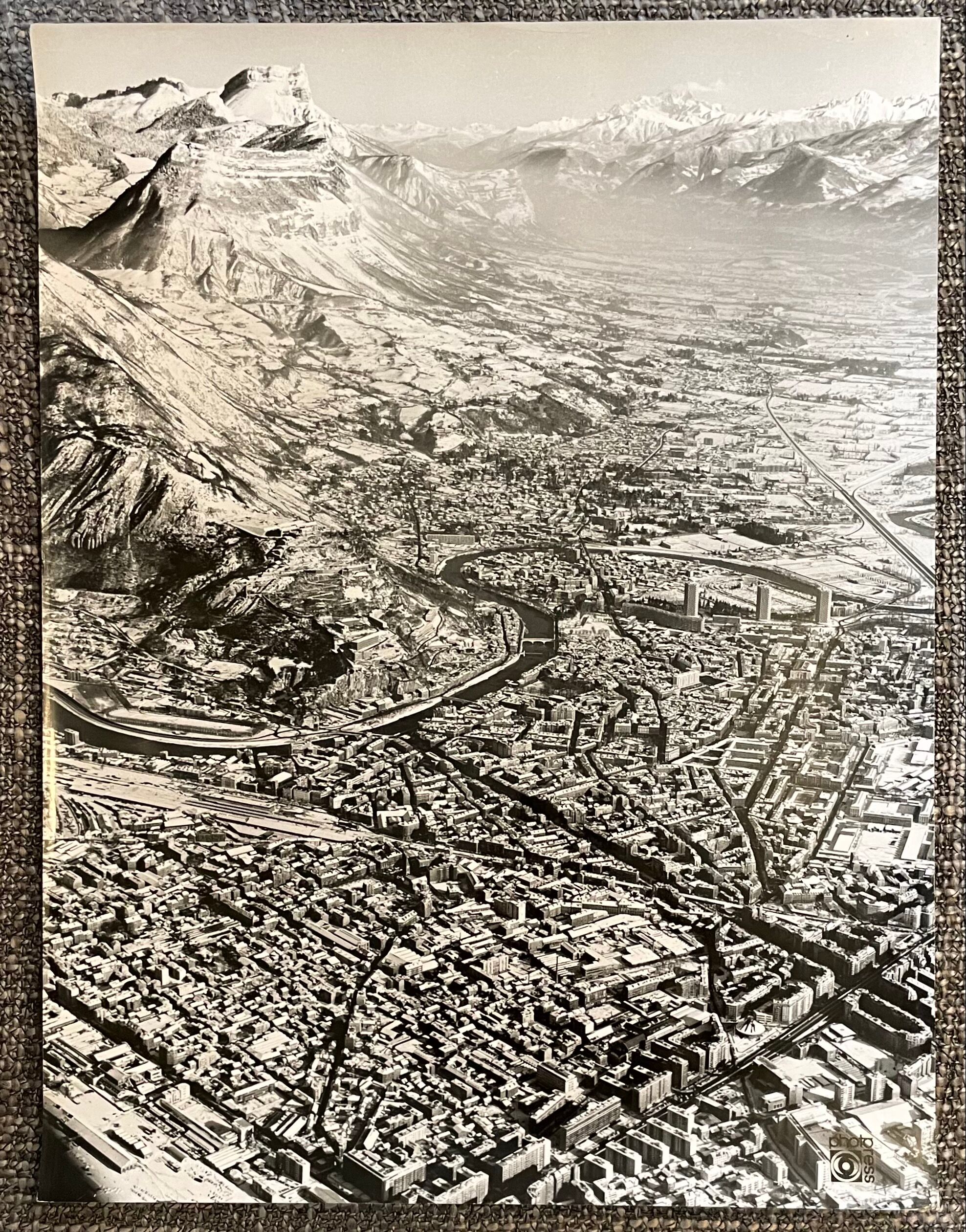 Photograph black and white silver print circa 1970