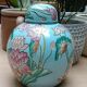 Very nice Chinese earthenware box, vintage