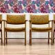 Set of 6 armchairs stamped Hans Wegner "Scandinavian design" 1960.