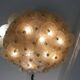 Large Murano gold glass disc ceiling light