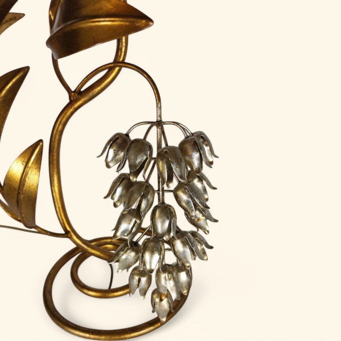 "Wisteria" lamp by Hans Kögl / Maison Jansen, 1960s-1970s