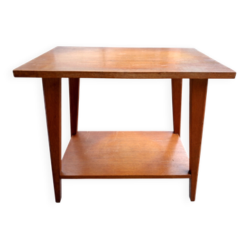 Side table, console with tapered legs, 1970s Scandinavian design.