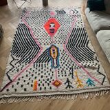 Tapis berbère coloré