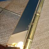 "bamboo" sofa end made of brass