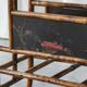 Anglo-Japanese bamboo imitation magazine rack, tortoiseshell, 19th century.