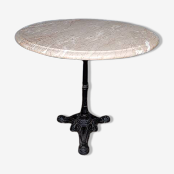 80cm marble bistro table / pedestal table