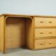 Vintage BAMBOO Writer’s Desk with Drawers, Italy 1980