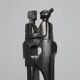 “Together” – Hand-carved wooden sculpture by Jozef Kets, Belgium, 1971