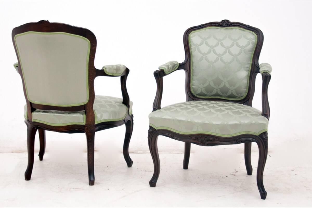Pair of armchairs, France, circa 1870.
