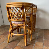 Rattan table and chairs set
