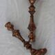 Two copper candle holders