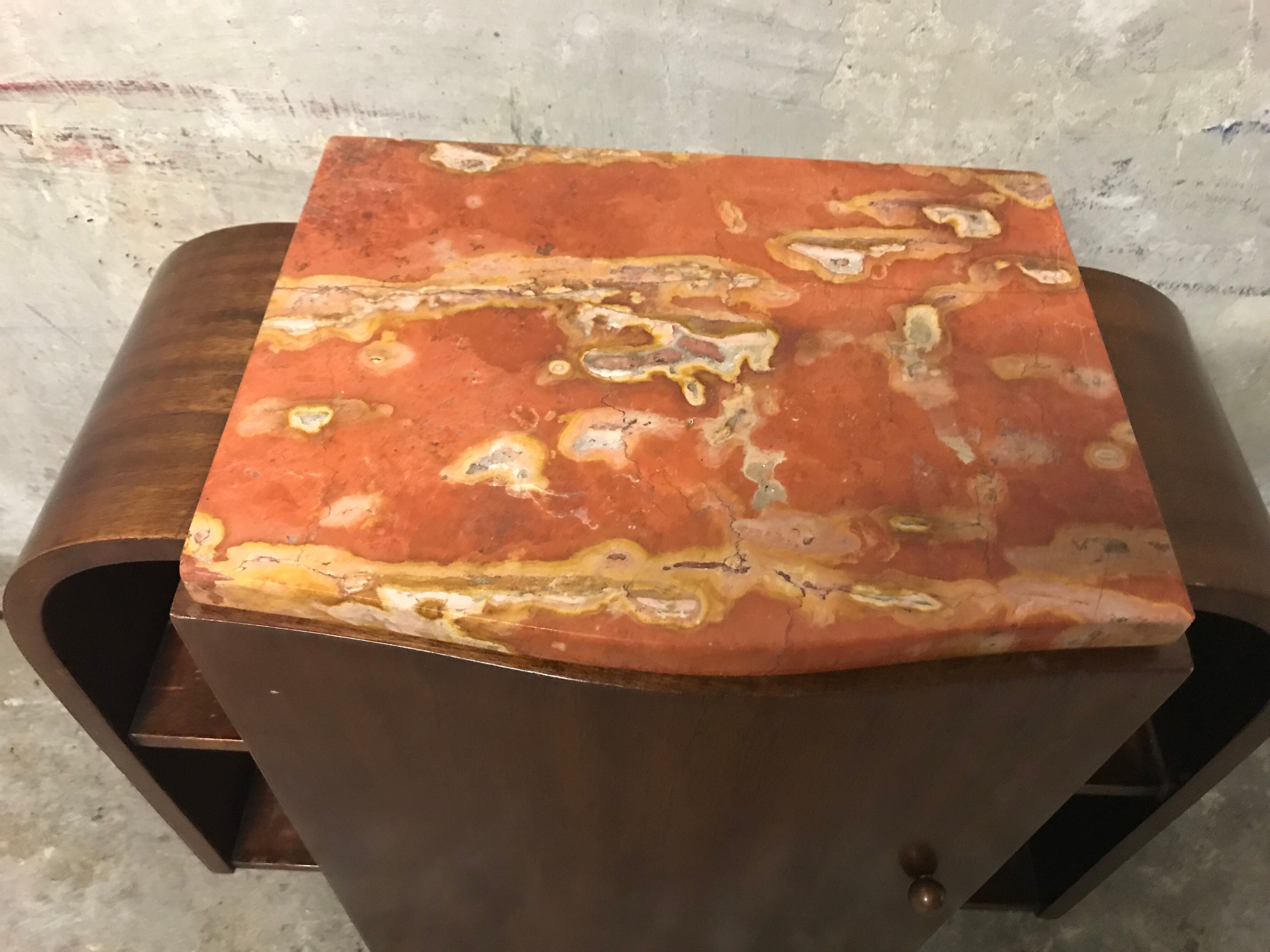 Art deco bedside table