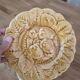 Barbotine dessert plates