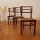 Pierre Cruège straw chair 1950s