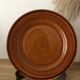 Vintage set of 11 brown dessert plates Lunéville