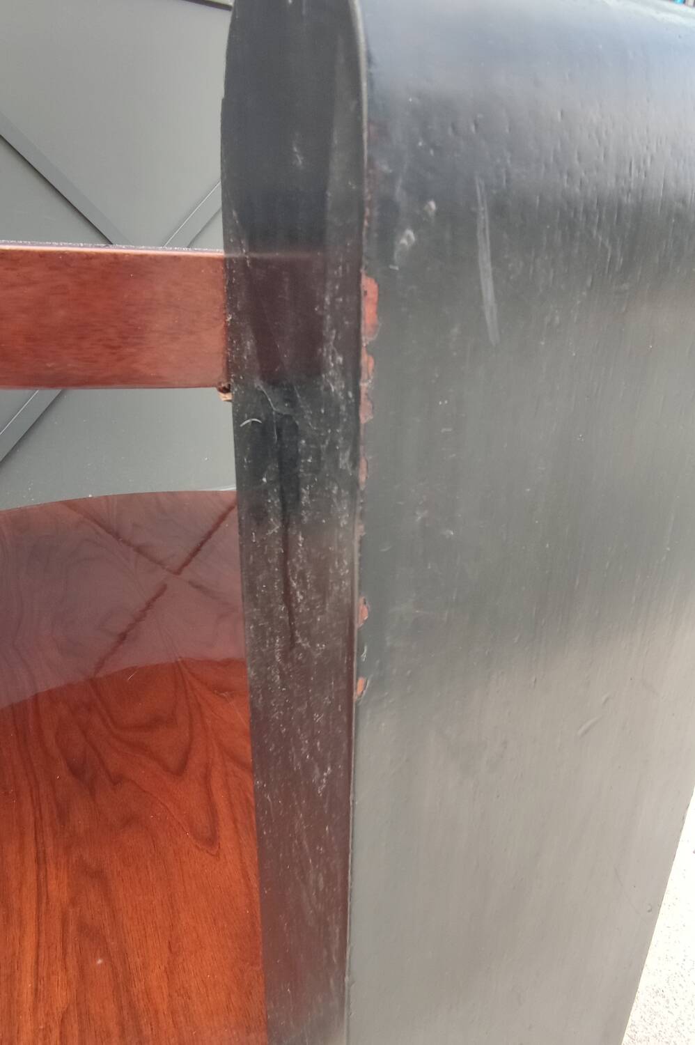 Old Art Deco pedestal coffee table